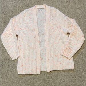American Eagle Outfitters Speckled Cream Cardigan